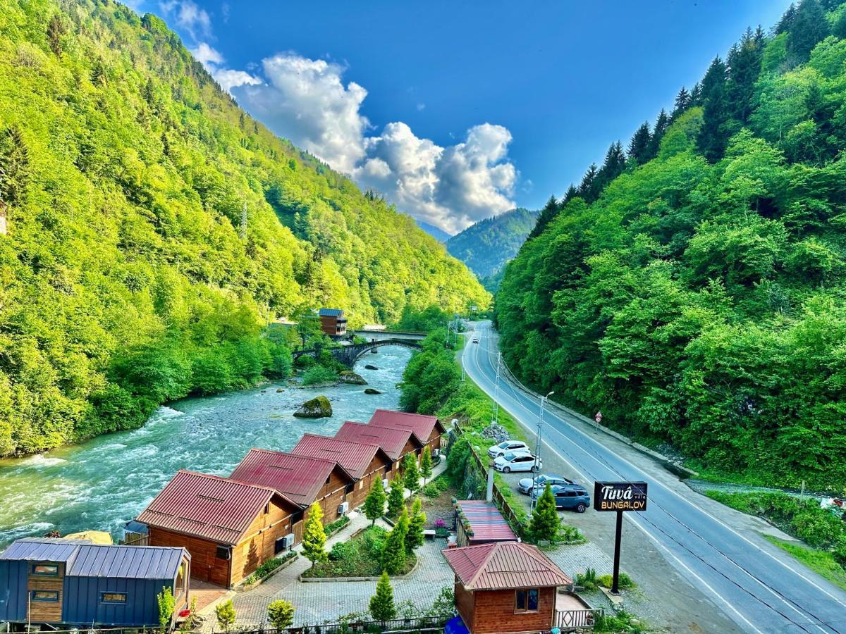 Çamlıhemşin Tuva Villa Bungalov المظهر الخارجي الصورة